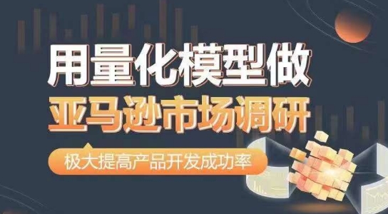 用量化模型做亚马逊市场调研，从数据出发，更高效更准确做判断，极大提高产品开发成功率-林文副业站