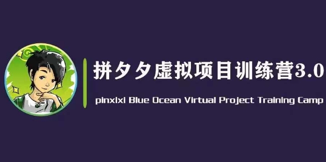 黄岛主·拼夕夕虚拟变现3.0，蓝海平台的虚拟项目，单天50-500+纯利润-林文副业站