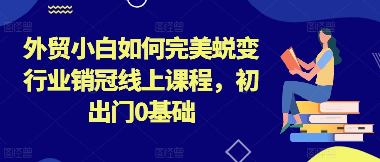 外贸小白如何完美蜕变行业销冠线上课程，初出门0基础-林文副业站