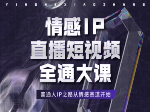 情感IP直播短视频全通大课，普通人IP之路从情感赛道开始-林文副业站