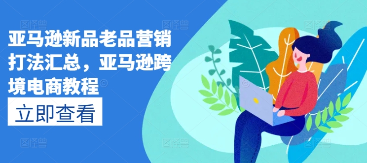 亚马逊新品老品营销打法汇总，亚马逊跨境电商教程-林文副业站