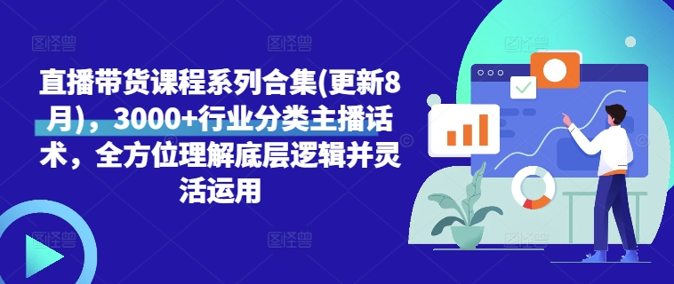 直播带货课程系列合集(更新8月)，3000+行业分类主播话术，全方位理解底层逻辑并灵活运用-林文副业站