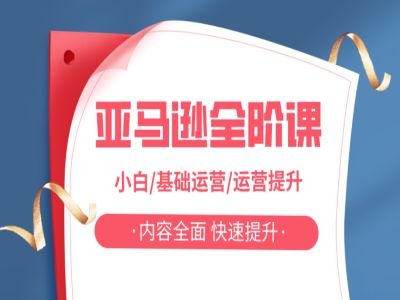 亚马越全阶课，小白/基础运营/运营提升，内容全面，快速提升-林文副业站