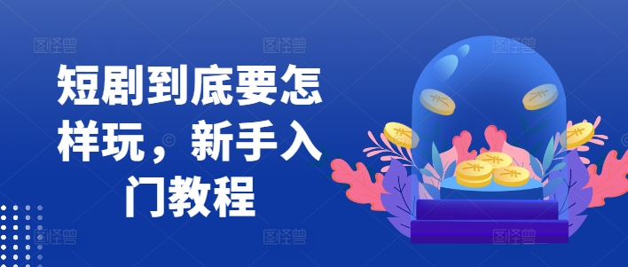 短剧到底要怎样玩，新手入门教程-林文副业站