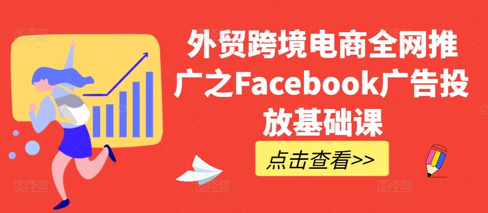 外贸跨境电商全网推广之Facebook广告投放基础课-林文副业站