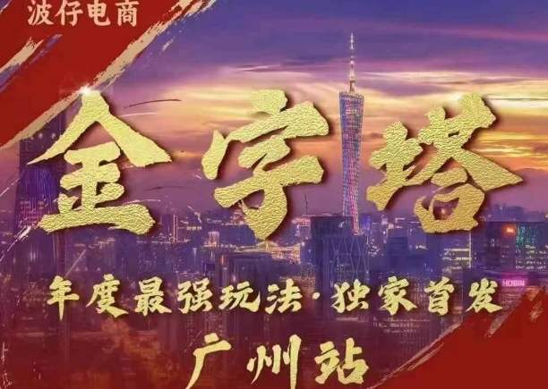 波仔电商·线下课ppt-10月30号，金字塔玩法 3天极速起量，88页ppt，3天起量!-林文副业站