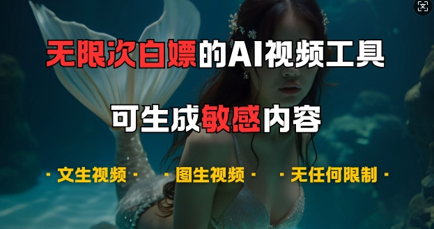 超强大的AI视频工具，可免费无限次白嫖，无任何限制，支持创作音乐，文生视频，图生视频【揭秘】-林文副业站
