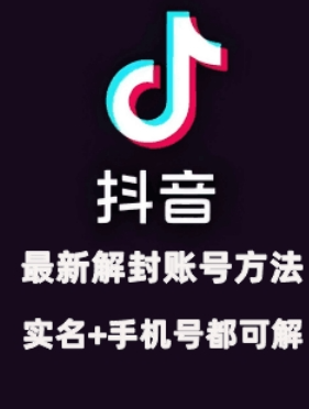 2024年11月抖音最新解封账号方法+解实名 自己真实实操已解2个号-林文副业站