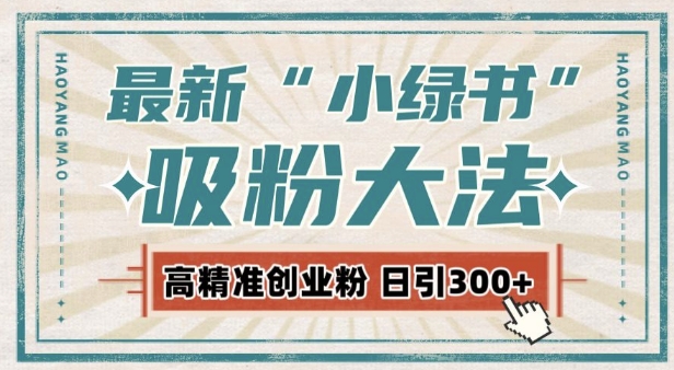 最新自动化“吸粉术”，小绿书激活私域流量，每日轻松吸引300+高质精准粉!-林文副业站
