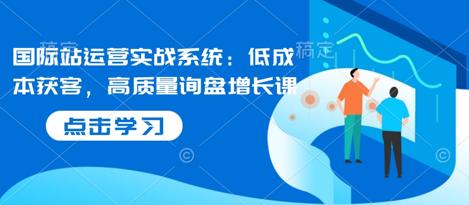 国际站运营实战系统：低成本获客，高质量询盘增长课-林文副业站