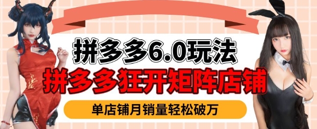 拼多多虚拟商品暴利6.0玩法，轻松实现月入过W-林文副业站