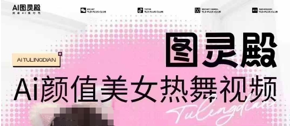 全网首发，原价988图灵殿AI颜值美女热舞视频，云端生图，轻松过原创-林文副业站