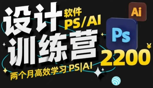 PS_AI设计训练营，两个月高效学习PS_AI，学好设计-林文副业站