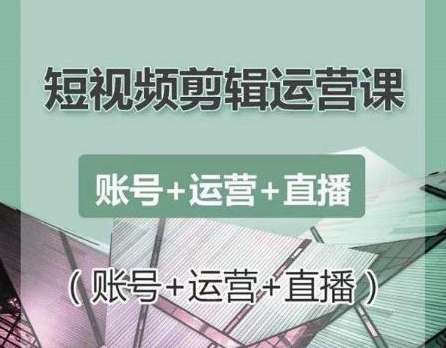 图片[1]-南小北短视频剪辑运营课：账号+运营+直播，零基础学习手机剪辑【视频课程】-林文副业站
