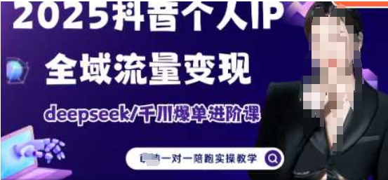 2025个人IP短视频带货(进阶版)全域流量变现，deepseek千川爆单进阶课-林文副业站