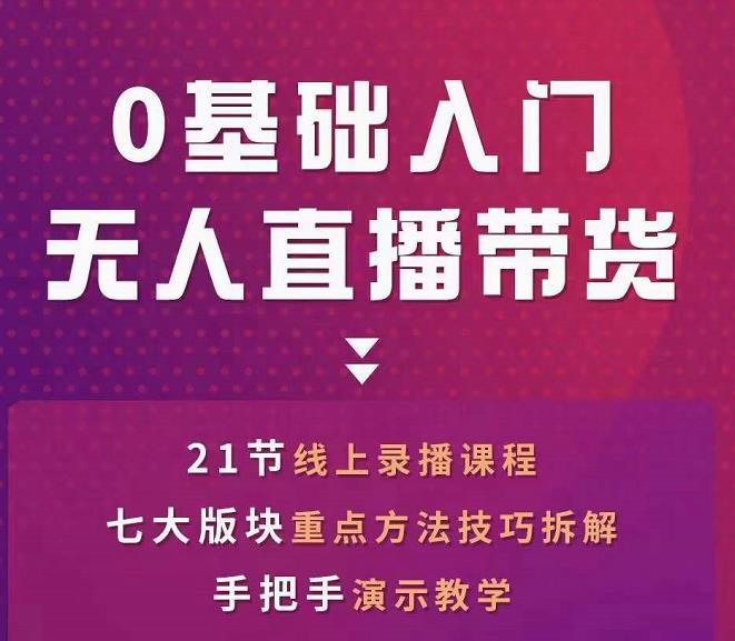 图片[1]-网红叫兽-抖音无人直播带货，一个人就可以搞定的直播带货实战课-林文副业站