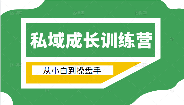 图片[1]-电商私域成长训练营，从小白到操盘手（价值999元）-林文副业站