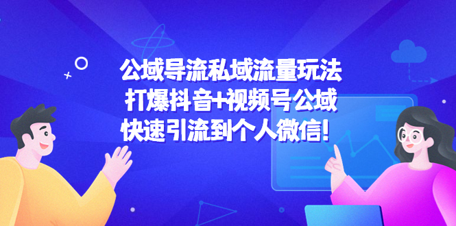 图片[1]-公域导流私域流量玩法：打爆抖音+视频号公域，快速引流到个人微信！-林文副业站
