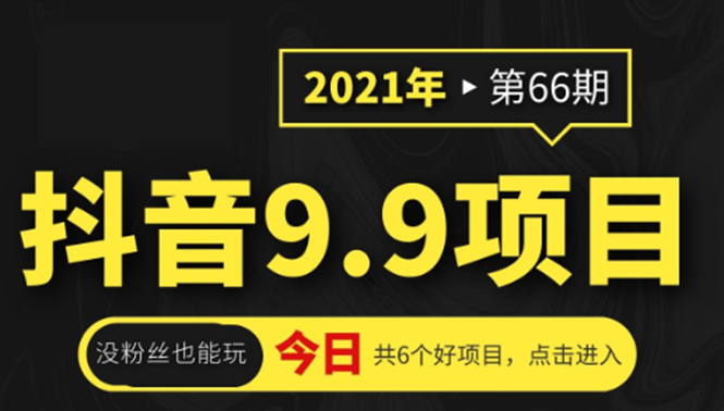 图片[1]-抖音9.9课程项目，没粉丝也能卖课，一天300+粉易变现-林文副业站