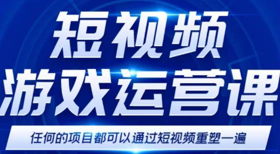 图片[1]-短视频游戏赚钱特训营，0门槛小白也可以操作，日入1000+-林文副业站