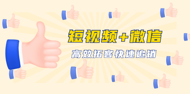短视频+微信 高效拓客快速追销，科学养号获取百万播放量轻松变现-林文副业站