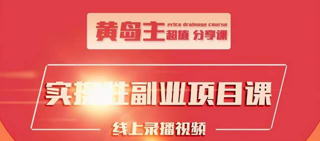图片[1]-黄岛主实操性小红书副业项目，教你快速起号并出号，万粉单价1000左右-林文副业站