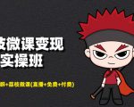 荔枝微课变现实操班：微信号+社群+荔枝微课打造自动化成交闭环系统-林文副业站