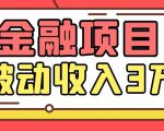 Yl老师最新金融项目，一部手机即可操作，每天只需一小时，轻松做到被动收入3万-林文副业站
