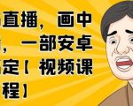 无绿布直播，画中画直播，一部安卓手机搞定-林文副业站
