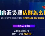 蟹老板·抖音无货源店群怎么做，吊打市面一大片《抖音无货源店群》的课程-林文副业站