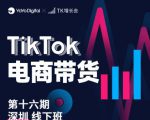 TK电商带货线下班第十六期（深圳站），从0到1带货出单-林文副业站