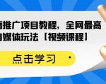 百家书籍推广项目教程，全网最高单价自媒体玩法【视频课程】-林文副业站