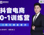 诸葛老王抖音电商0-1训练营，从0开始轻松破冷启动，引爆直播间-林文副业站