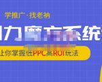 老衲·引力魔方系统课，让你掌握低PPC高ROI玩法，价值299元-林文副业站