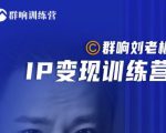 群响刘老板·IP变现训练营第6期：教你搞流量新姿势，IP打造获客私域经营-林文副业站
