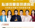 桔子会·私域流量变现速成班，4天拿走月销千万的变现方案 价值12800元-林文副业站