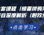 京东撸货全套课程（惊喜拼购），京东撸货项目深度解析（附软件）-林文副业站