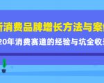 新消费品牌增长方法与案例精华课：20年消费赛道的经验与坑全收录-林文副业站
