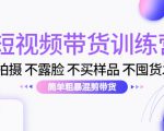 短视频带货训练营：不拍摄 不露脸 不买样品 不囤货发货 简单粗暴混剪带货（第三期）-林文副业站