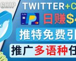 通过Twitter推广CPA Leads，日赚46.01美元 - 免费的CPA联盟推广模式-林文副业站