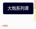 大炮拼多多运营系列课，各类​玩法合集，拼多多运营玩法实操-林文副业站