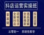 他创传媒·抖音小店系统运营实操课，从零到一系统性教学，抖店日出千单保姆级讲解-林文副业站