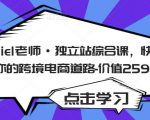 Daniel老师·独立站综合课，快速开启你的跨境电商道路-价值2599元-林文副业站