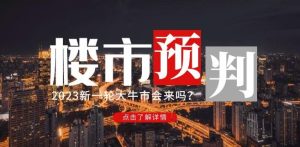 樱桃大房子2023楼市预判:新一轮大牛市会来吗?【付费文章】-林文副业站