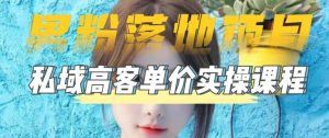 【男粉落地项目】零基础玩转男粉短视频转私域日产500+,2023男粉高客单价实操教程-林文副业站