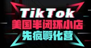 疯人院·TikTok美国半闭环小店孵化营，抢占TikTok美国蓝海市场，开店、运营、带货、投流全实操-林文副业站