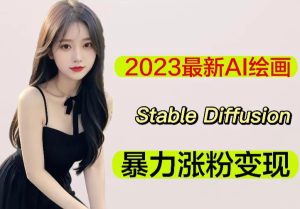 2023最新AI绘画Stable Diffusion,原创不用愁日赚1000+【软件+教程】-林文副业站