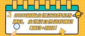 2023新版小说泛站群系统源码,小说泛目录站群源码【源码+教程】-林文副业站