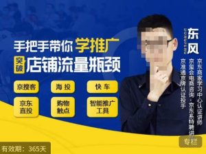 手把手带你学京东推广，突破店铺流量瓶颈，京搜客海投快车购物触点京东直投智能推广工具等-林文副业站