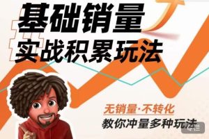 内功丨淘系基础销量实战积累玩法，无销量·不转化，教你冲量多种玩法-林文副业站
